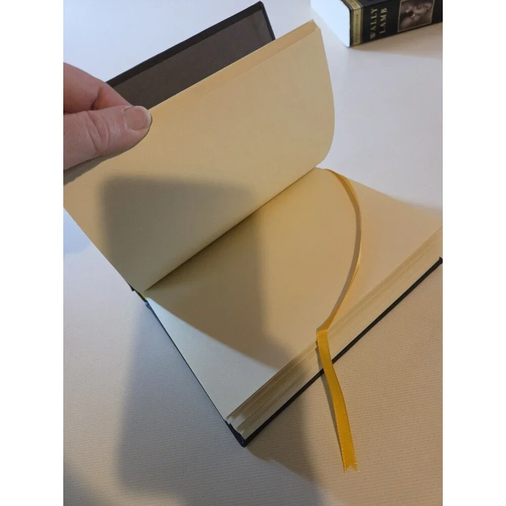 Harry Potter Hufflepuff Crest Blank Journal Notebook with Ribbon Bookmark